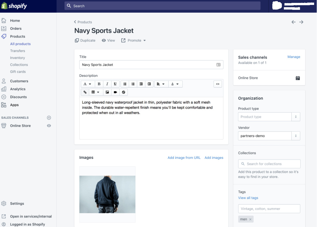 Optimise shopify content