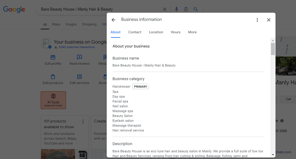 GBP Profile Optimisation