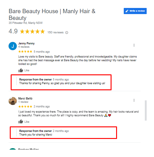 GMB Reviews