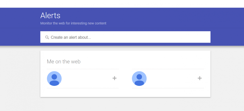 Google alerts