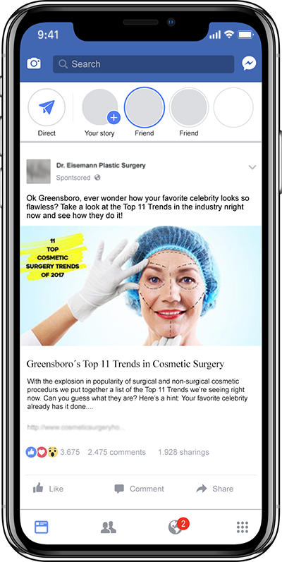 plastic-surgeons FB ads