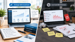 Budget SEO vs low-cost SEO comparison
